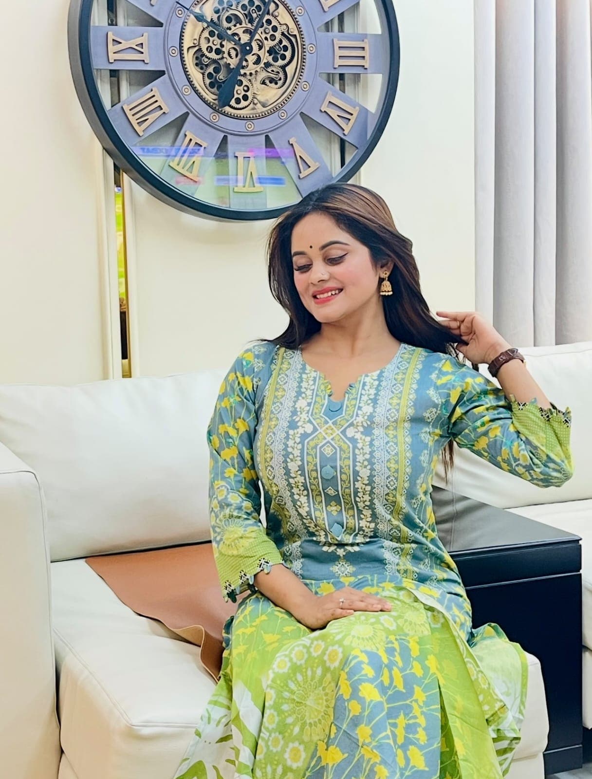 প্রিমিয়াম সুতি থ্রি পিস-02