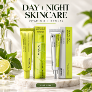 Arencia Vitamin C Booster Shot + Celimax Retinal Shot Duo